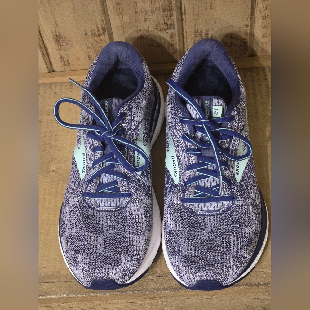 Brooks Adrenaline 21 Purple Running Shoes Size 9.5